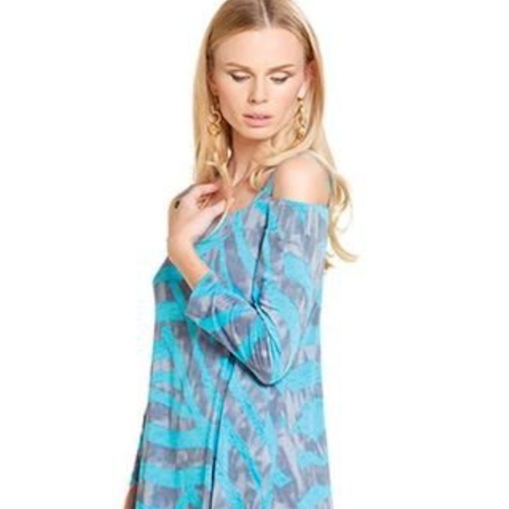 CLARA SUNWOO COLD-SHOULDER TUNIC T101